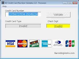 Our cc checker are working very well to check your real,valid credit card details.mrchecker.net is also providing visa card number credit card checker and credit card generator and validator.our cc checker and credit card checker also provide bin checker. Download Ez Credit Card Number Validator 1 0