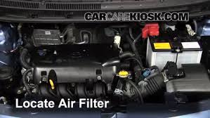 Air Filter How To 2007 2011 Toyota Yaris 2011 Toyota Yaris 1 5l 4 Cyl Sedan