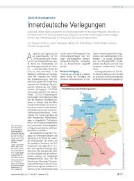Laut information der italienischen behörden (ufficio emigrazione ed affari sociali) Covid 19 Intensivpatienten Innerdeutsche Verlegungen