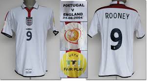 Get great deals on ebay! Uefa Euro 2004 Match Worn Football Shirt England Original Match Worn Shirt With Number 9 Worn