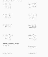 Nightly homework assignments can be found on dashboard. Worksheet 74 Inverse Functions Promotiontablecovers
