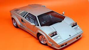 The style was introduced to the public in 1970 as the lancia stratos zero concept car. 1 18 Scale The Final Lamborghini Countach 25th Anniversary By Autoart Youtube