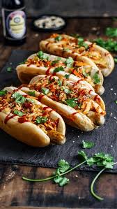 Hotdog With Quick Kimchi Recipe Food Hot Dog Recipes Dog Food Recipes