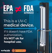 Not all UV-C devices are created equal. And not all are compliant. If  you're using—or considering—a UV-C system that claims to kill pathogens on  hard surfaces in healthcare settings, you're dealing with