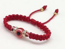 Pulsera Roja Para Peoteccion Del Mal De Ojo Es Recien Nacidos Pulseras Pulsera Roja Pulseras Tejidas