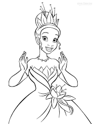 Printable Princess Tiana Coloring Pages For Kids Cool2bkids Disney Princess Coloring Pages Frog Coloring Pages Barbie Coloring Pages