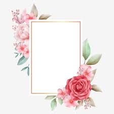 Vintage Floral Frame With Flowers Decoration Transparent Background Vector And Png Flower Graphic Design Poster Background Design Gold Wallpaper Background