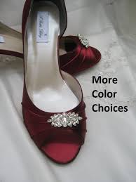 Wedding Shoes Apple Red Bridal Shoes Crystal Design 100 Additional Colors To Pick From Bridal Shoes Red Bridal Shoes Best Bridal Shoes
