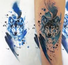 The 85 best wolf tattoos for men. 50 Wolf Watercolor Tattoo Designs For Men Cool Ink Ideas