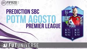Teemu pukki fifa 20 • potm premier league prices and rating. Fifa 20 Prediction Sbc Potm Premier League Agosto