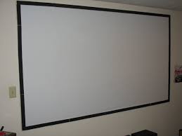 Diy projector screen f abric. Cheap Diy 100 Quot Projector Screen 4 Steps Instructables