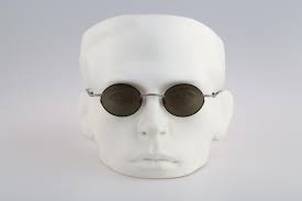 Contro Verse 4211 000 22, Vintage 90s Silver and Black Steampunk Small  Round Sunglasses Mens & Women NOS