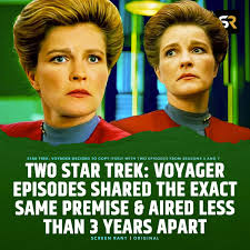Two episodes from Star Trek: Voyager are almost a direct copy of each  other, read more. 👇