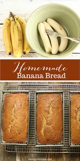 Easy Banana Bread Easy Banana Bread Recipe Homemade Banana Bread Banana Bread Recipe Easy Moist