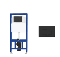 Dual Flush Toilet Flush Panel - Modern Design, ABS Material