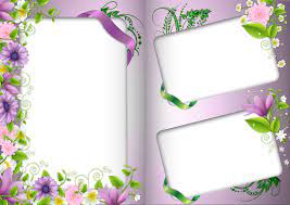 flower picture frames album frames floral photo