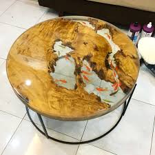 Original Goldfish 3d Table On Resin Wohnzimmertische Holztisch Verschonern Mobel Holz