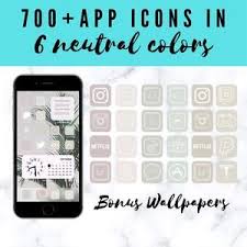 App Icon Bundle Beige For Iphone Ios 14 Instant Download In 2020 App Icon Icon App Covers