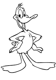 The Daffy Duck Cartoon Coloring Pages Bunny Coloring Pages Barbie Coloring Pages