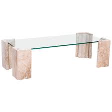 Ragdale coffee table antique gold. Maitland Smith Four Column Marble And Glass Coffee Table At 1stdibs