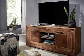 Akazienholz ist extrem robust, dabei elastisch und biegsam und besonders resistent gegen schädlinge. Lowboard Akazienholz Massiv Nussbaum Tv Schrank Fachern Schubladen Nora Ii Baumkantentische Esstische Baumkante