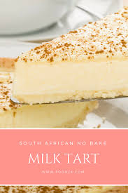 Easy No Bake Milk Tart Recipe African Dessert Milk Tart Tart Baking