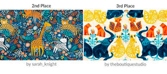 Leopard pattern, animal print seamless design greenery leaves jungle print. Announcing The Animal Prints Design Challenge Winners Spoonflower Blog