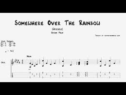 somewhere over the rainbow ukulele tab fingerstyle ukulele tab pdf guitar pro