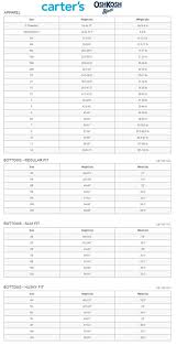 oshkosh shoe size chart resume and menu baby clothes