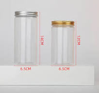 Custom 4oz 8oz 16oz 300ml 400ml Plastic Food Grade Plastic Jar Storage  clear PET Plastic Jars