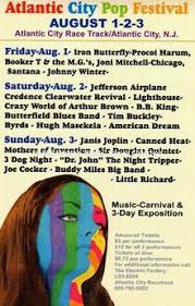 The basics of the band's atlantic city based off of the recording. Atlantic City Pop Festival Wikipedia