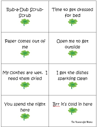 Now get a small container and fill it with treasure for your little ones to find! St Patrick Day Scavenger Hunt The Resourceful Mama