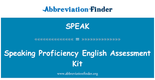 Laman ini tersedia bagi siapa saja yang berkeinginan belajar bahasa inggris, baik dasar maupun menengah. Speak Definition Speaking Proficiency English Assessment Kit Abbreviation Finder