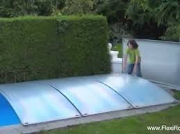 Schwimmbaduberdachung X2f Swimming Pool Abdeckung Flexiroof Vollstandig Schliessen