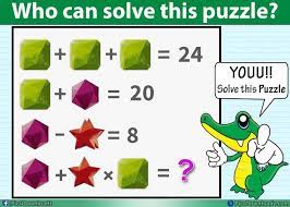 Hexagon Star Rectangle Brainteasers Math Puzzle Only For Genius Maths Puzzles Math Pictures Brain Teasers