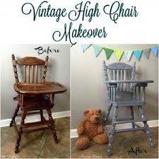Baby Safe Hand Painted High Chair By Just The Woods Painted High Chairs Vintage High Chairs Wooden High Chairs