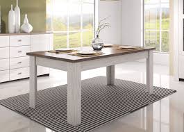 Table A Manger Style Campagne Chene Blanchi Marron Atlanta Matelpro Table Salle A Manger Table A Manger Table A Manger Pas Cher