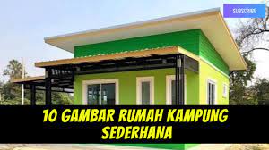 Rumah sederhana di pedesaan saat ini tidak selalu didesain joglo. 10 Gambar Rumah Kampung Sederhana Desain Rumah Sederhana Model Rumah Sederhana Rumah Kampung Youtube