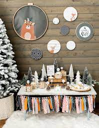 Winter Woodland Birthday Party Kara S Party Ideas Forest Birthday Party Winter Woodland Birthday Party Woodland Birthday