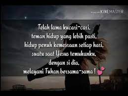Telah Lama Kucari Cari Teman Hidup Lyrics Coverby Arnykahwd Youtube