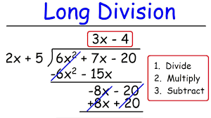 Let's see if we can come up with a strategy to make this equation easier. Polynomials Long Division Youtube