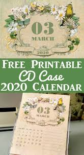 Your child/students or with multiple children in a classroom setting. Free Printable Calendar 2020 Cd Case Calendar The Graphics Fairy