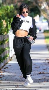 But camila was the first. Camila Cabello Playfully Flashes Midriff In Crop Top Promoting Her New Album Romance On Outing In La Daily Mail Online