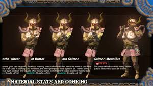 Botw recipe for salmon meuniere recipes site y botw 105 recital at warbler s nest voo lota shrine salmon meuniere recipe find kheel you hearty salmon meunière zeldapedia fandom the quest for salmon mhnuygnurr legend of zelda breath wild part 133 sharkybreath you. Salmon Meuniere Botw Loz Botw Salmon Meuniere Recipe Deporecipe Co Salt And Pepper Both Fillets Heat Up Some Oil On Medium High Heat In The Skillet Enough For There To Be