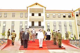 Uganda's president yoweri museveni on tuesday appointed three opposition members to his new cabinet, and pledged to forge 'political unity.' Museveni Commissions The New Special Forces Command Headquarters In Entebbe Named Gen Y K Museveni House Yello Tv Uganda
