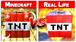 4.6 out of 5 stars. Minecraft Tnt In Real Life Minecraft Vs Real Life Animation Youtube