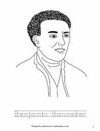 Benjamin banneker uses mostly wood to construct a clock. Benjmin Banneker Coloring Pages Learny Kids