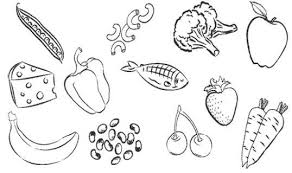 Hope your son enjoys his healthy colorful foods! Printable Type Healthy Food Coloring For Kids Healthy Food Pictures Food Coloring Pages Free Coloring Pages