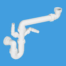 Drains, shut off valves, faucet handles, tub and shower parts Mcalpine Space Saving Kitchen Sink Waste Trap Kit Ssk1 40004023