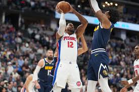 Tobias Harris and Cade Cunningham score 22 each as Pistons hold off Nuggets 109-107